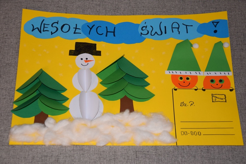 Kartka świąteczna Franek Grzesiak 1
